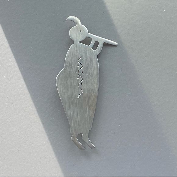 Sterling Kokopelli Pin - Picture 5 of 5